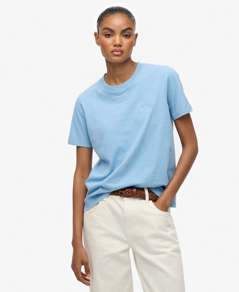 T-shirt Femme brodé en coton