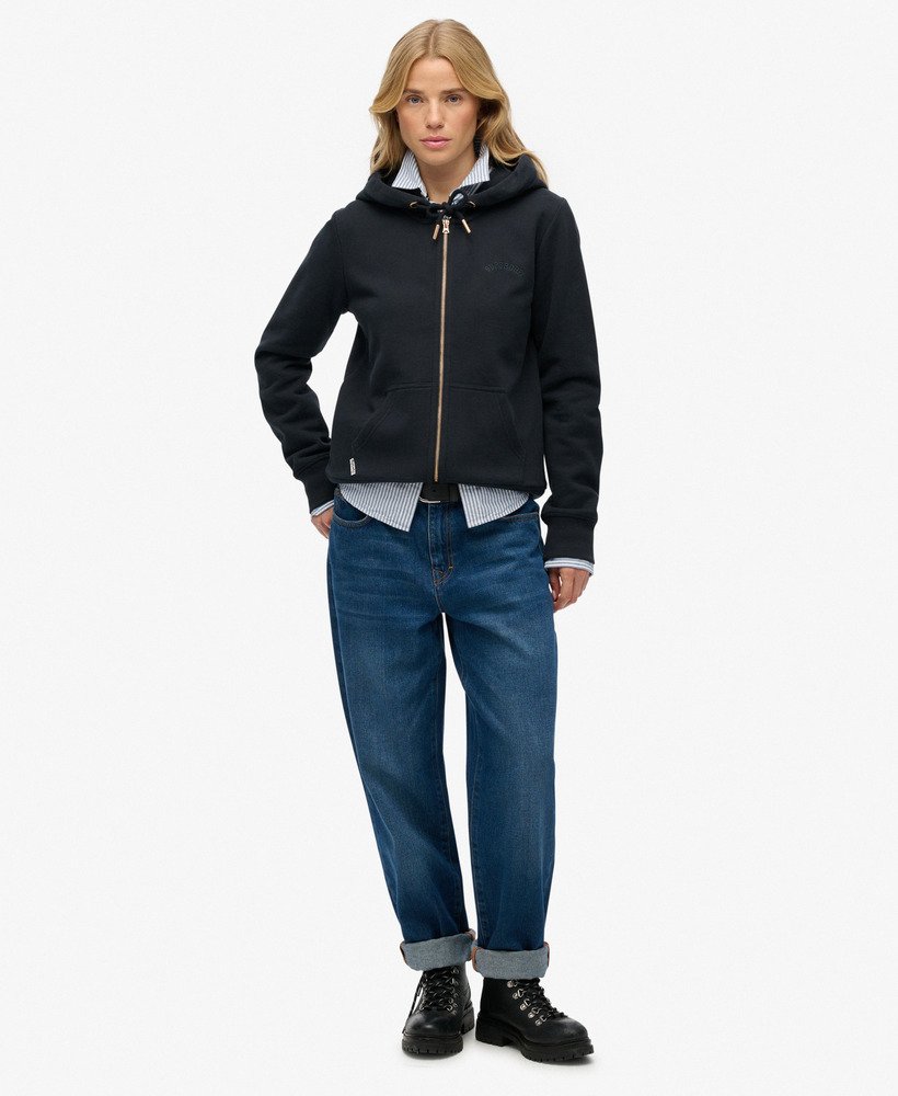 Sweat femme à capuche ZIP
