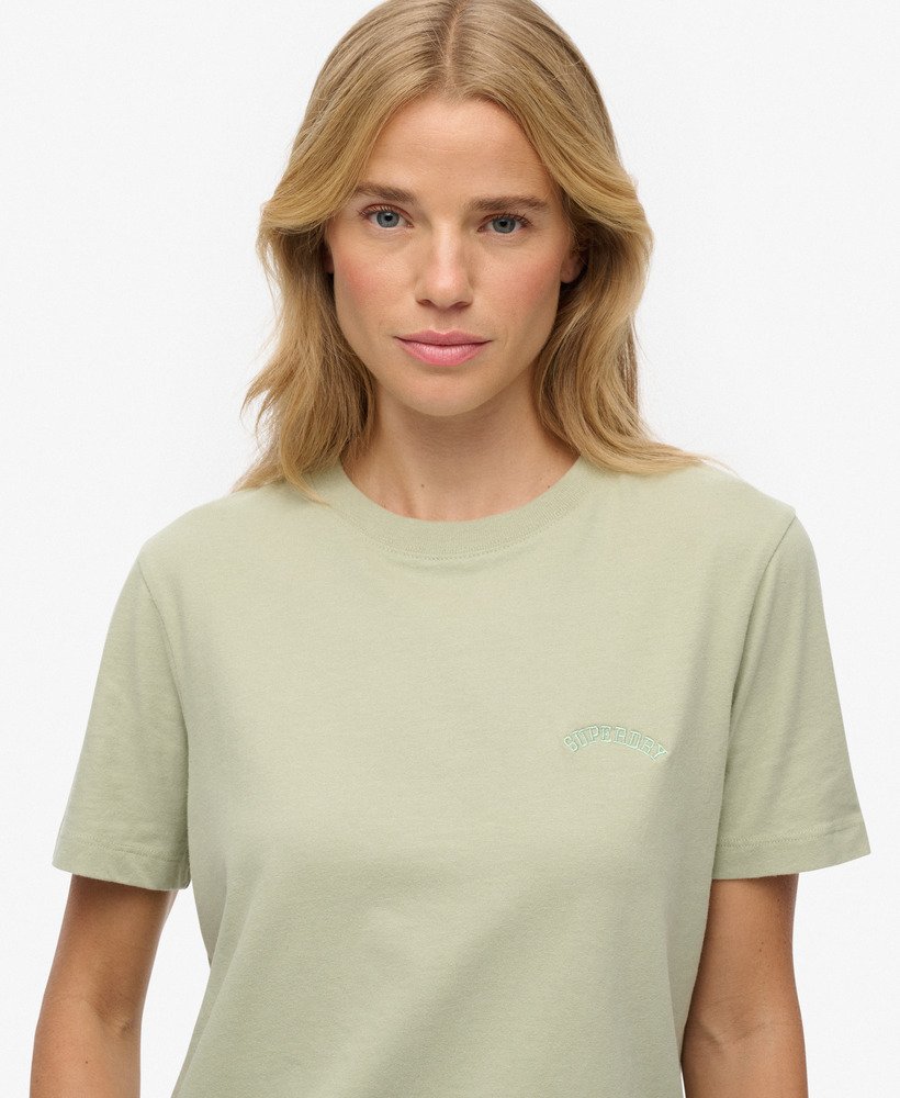 T-shirt Femme brodé en coton
