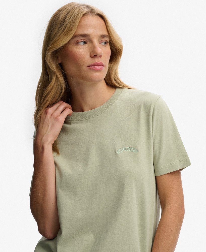 T-shirt Femme brodé en coton