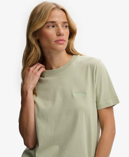 T-shirt Femme brodé en coton