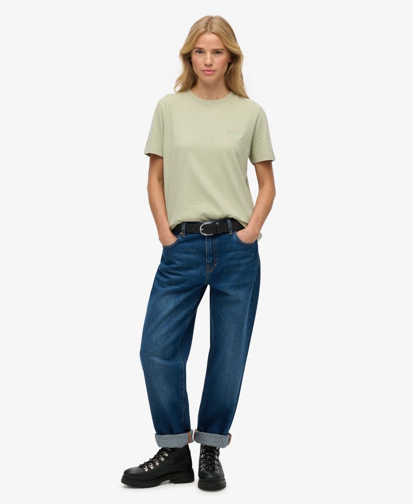 T-shirt Femme brodé en coton