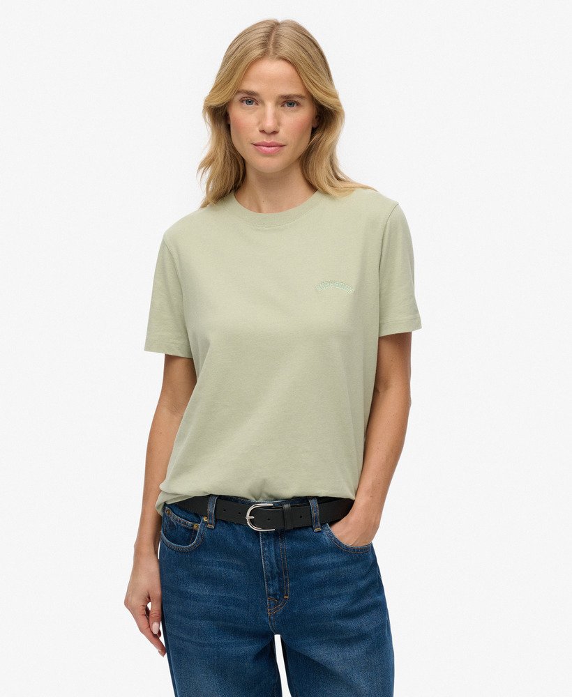 T-shirt Femme brodé en coton