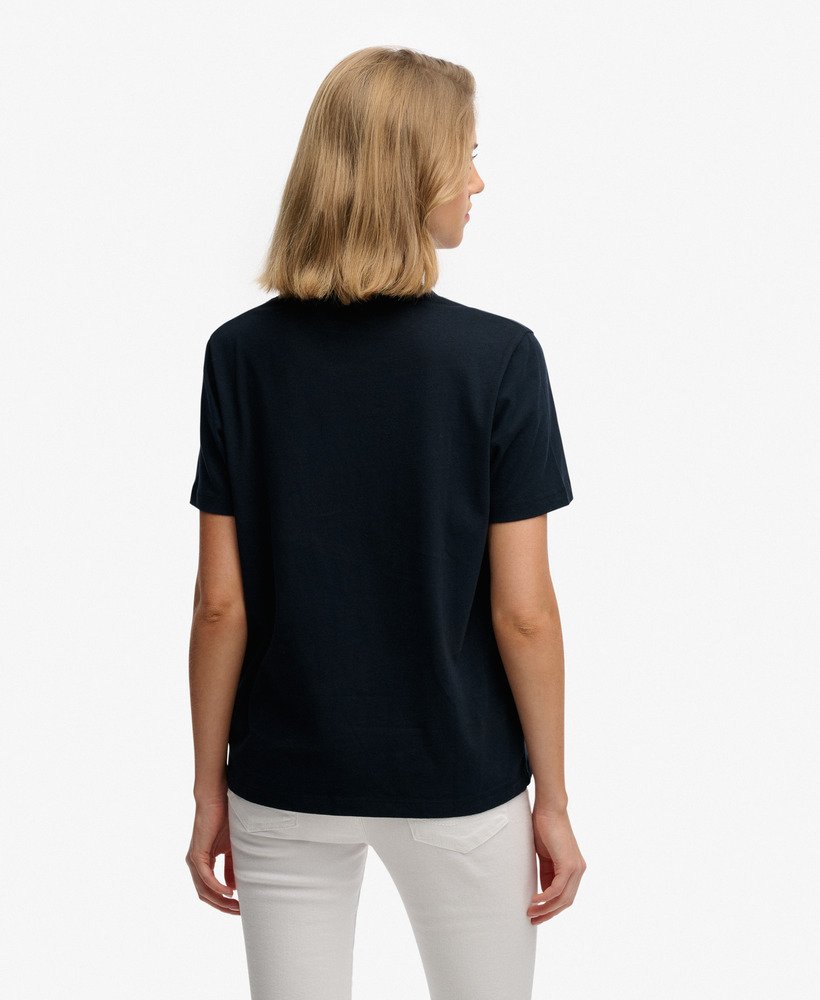 T-shirt Femme brodé en coton