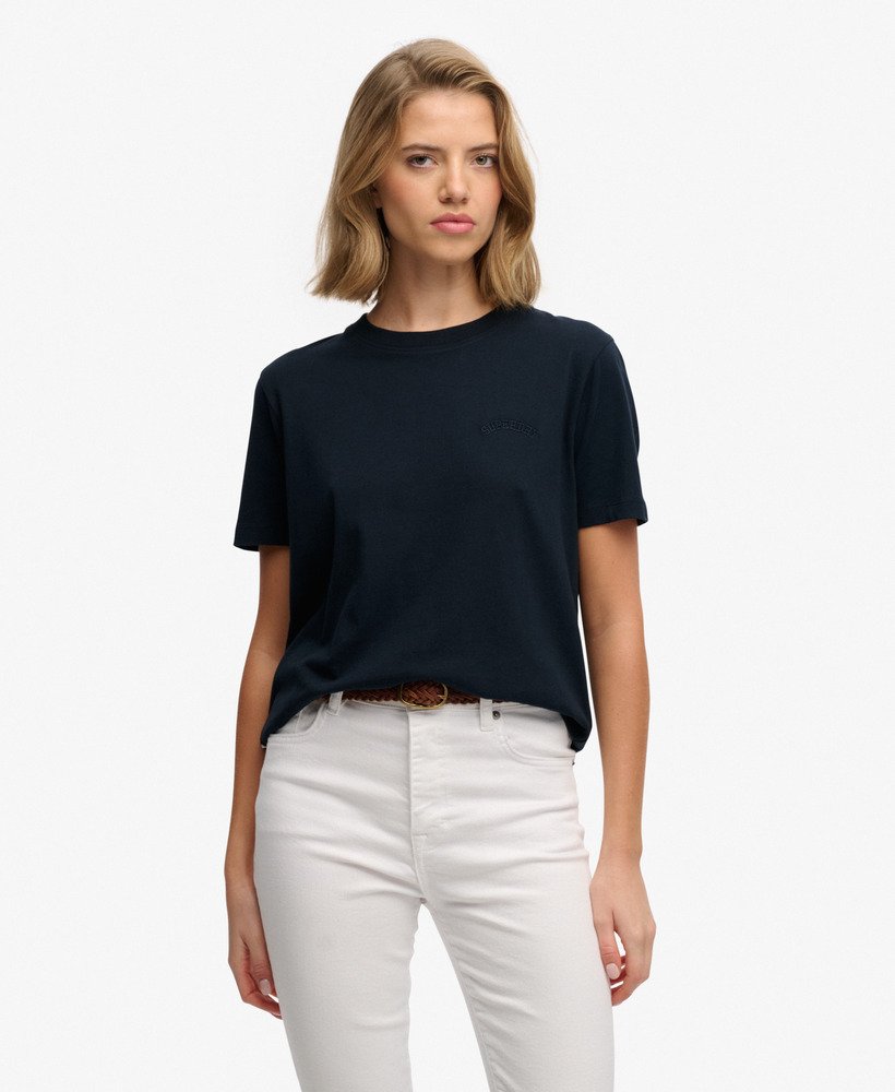 T-shirt Femme brodé en coton