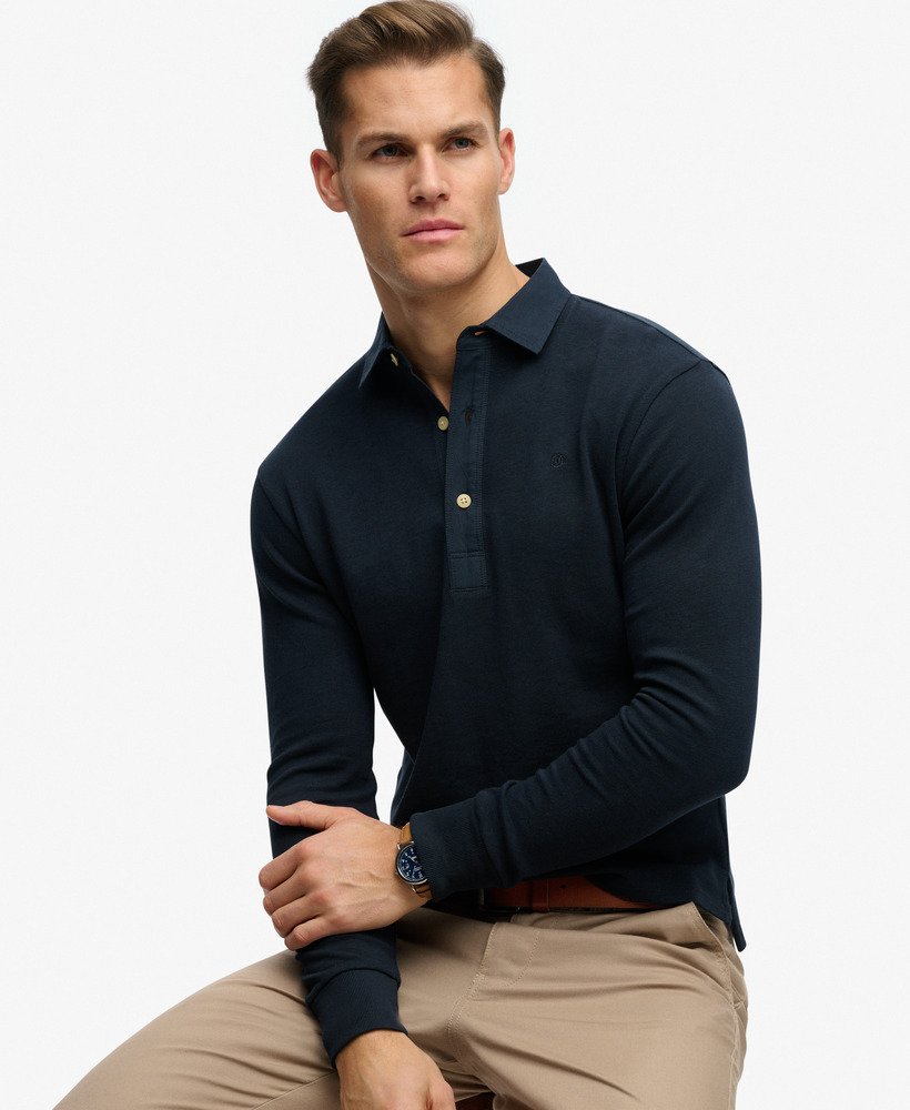 Polo homme manche longues