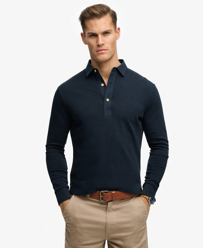 Polo homme manche longues