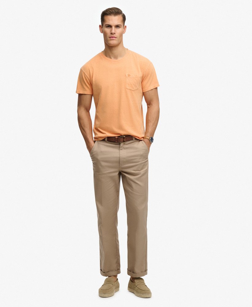 T-shirt homme en coton-lin biologique