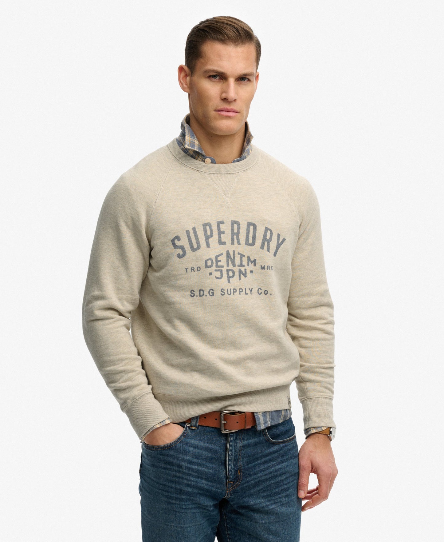 Sweat homme Coton bio  Superdry