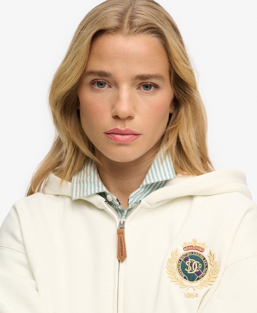 Sweat femme à capuche zip