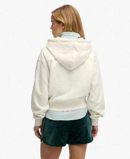 Sweat femme à capuche zip