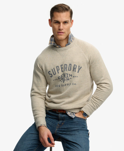 Sweat homme Coton bio  Superdry