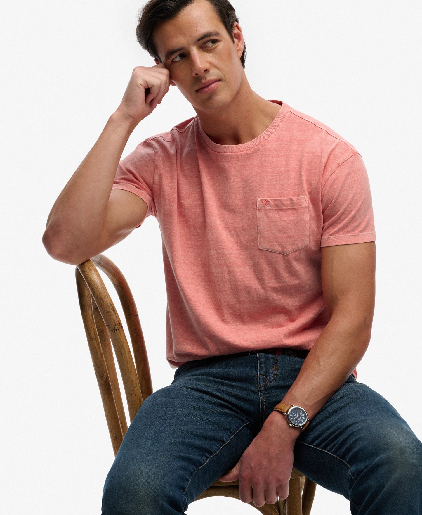 T-shirt homme coton et lin