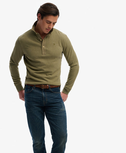 Polo homme manche longues