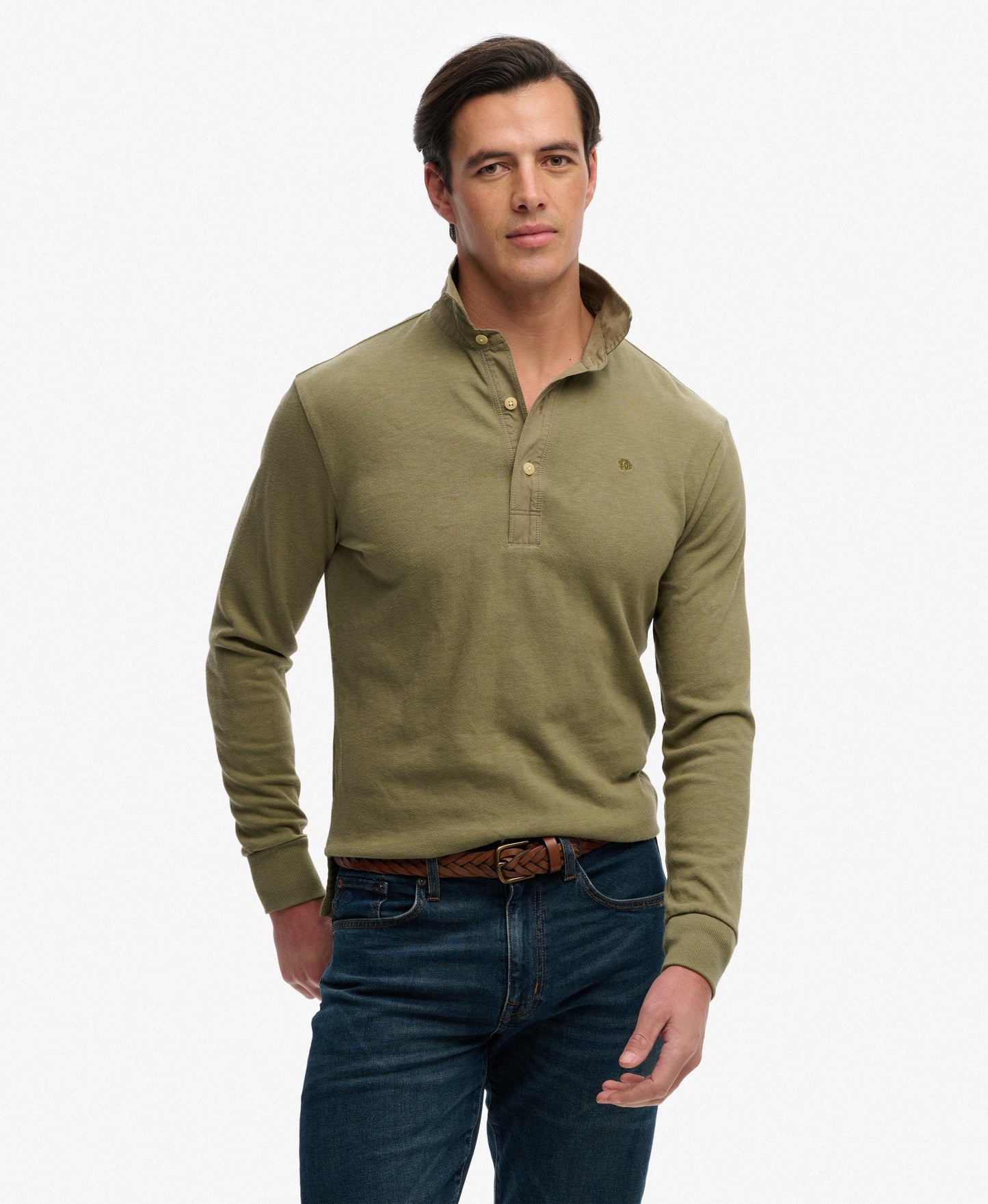 Polo homme manche longues