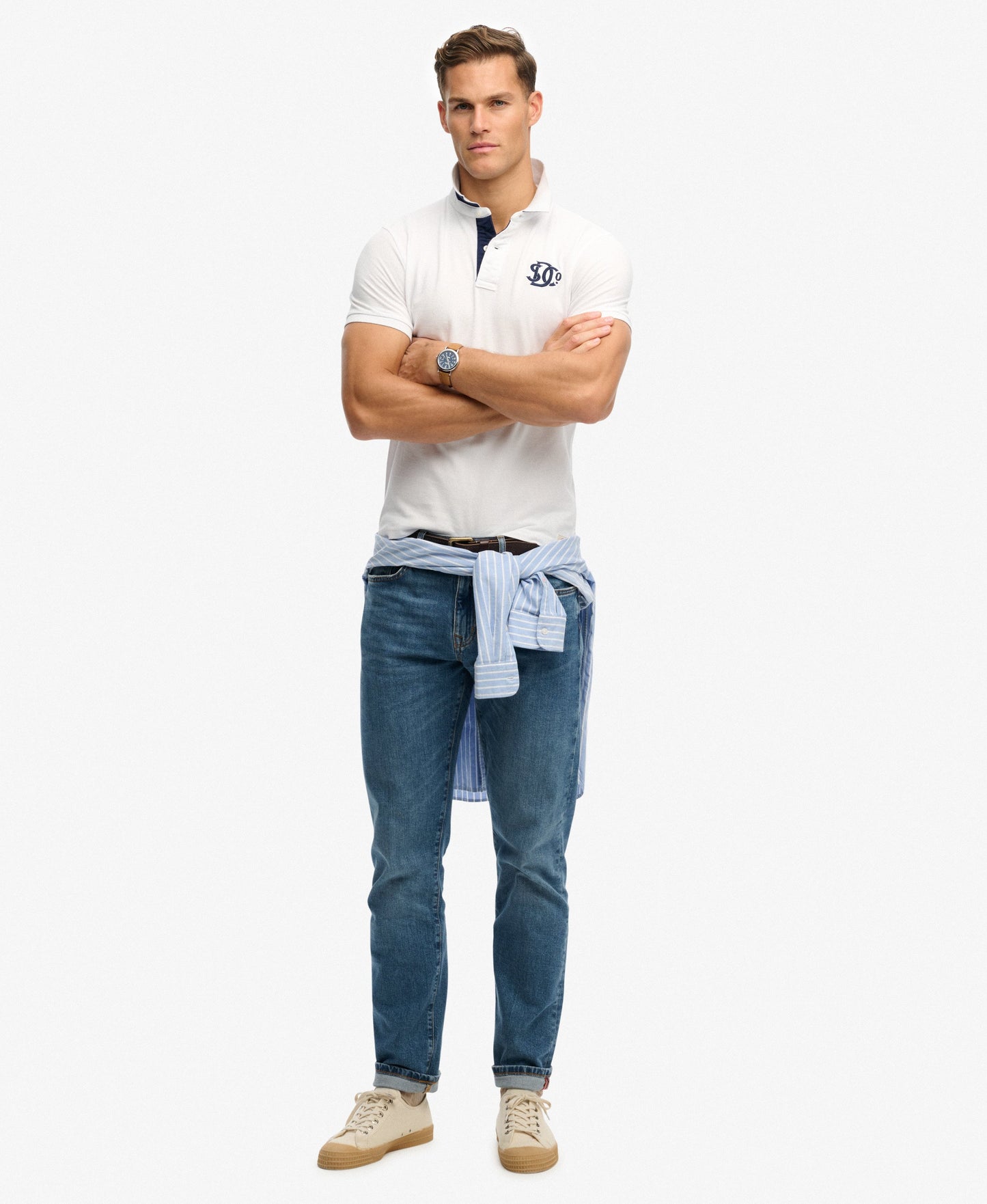Polo Superdry Pique Monogram
