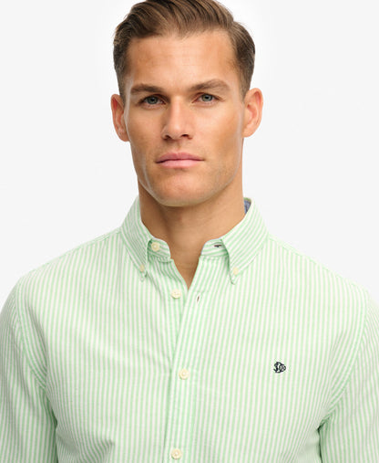 Chemise homme à manches longues en coton
