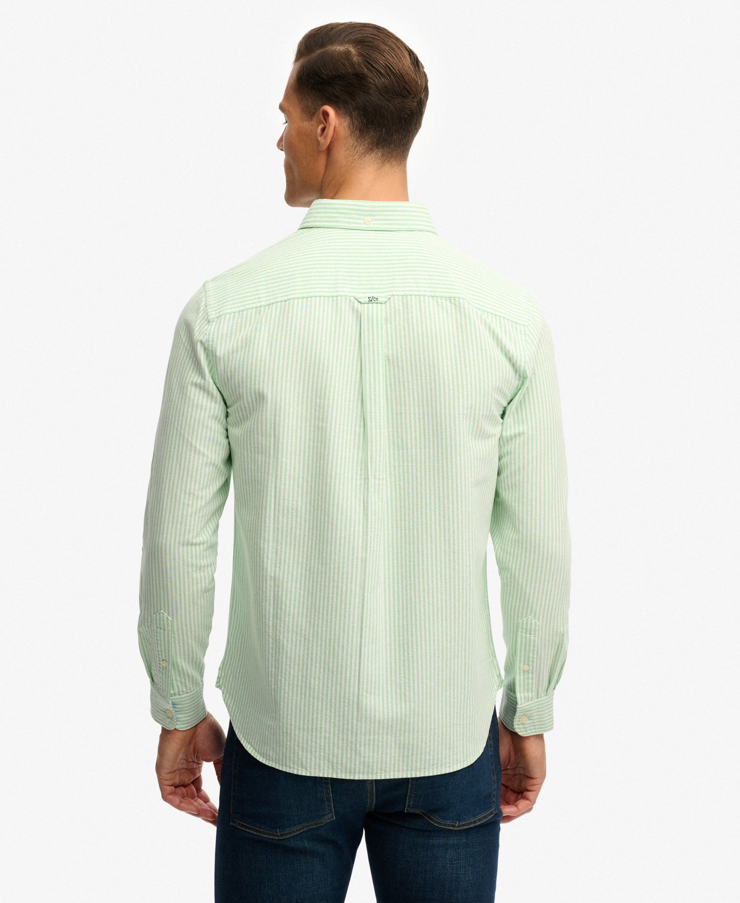 Chemise homme à manches longues en coton