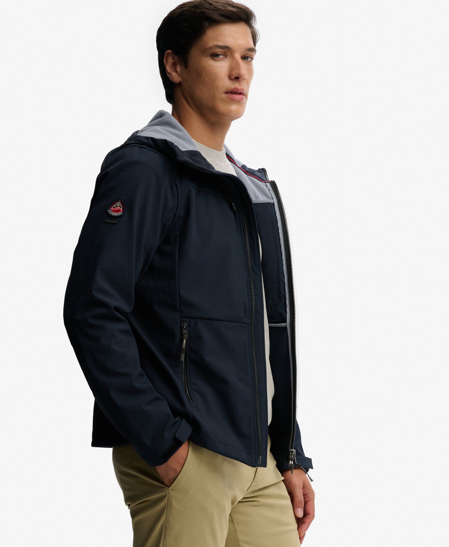 Veste homme Softshell Trekker à capuche
