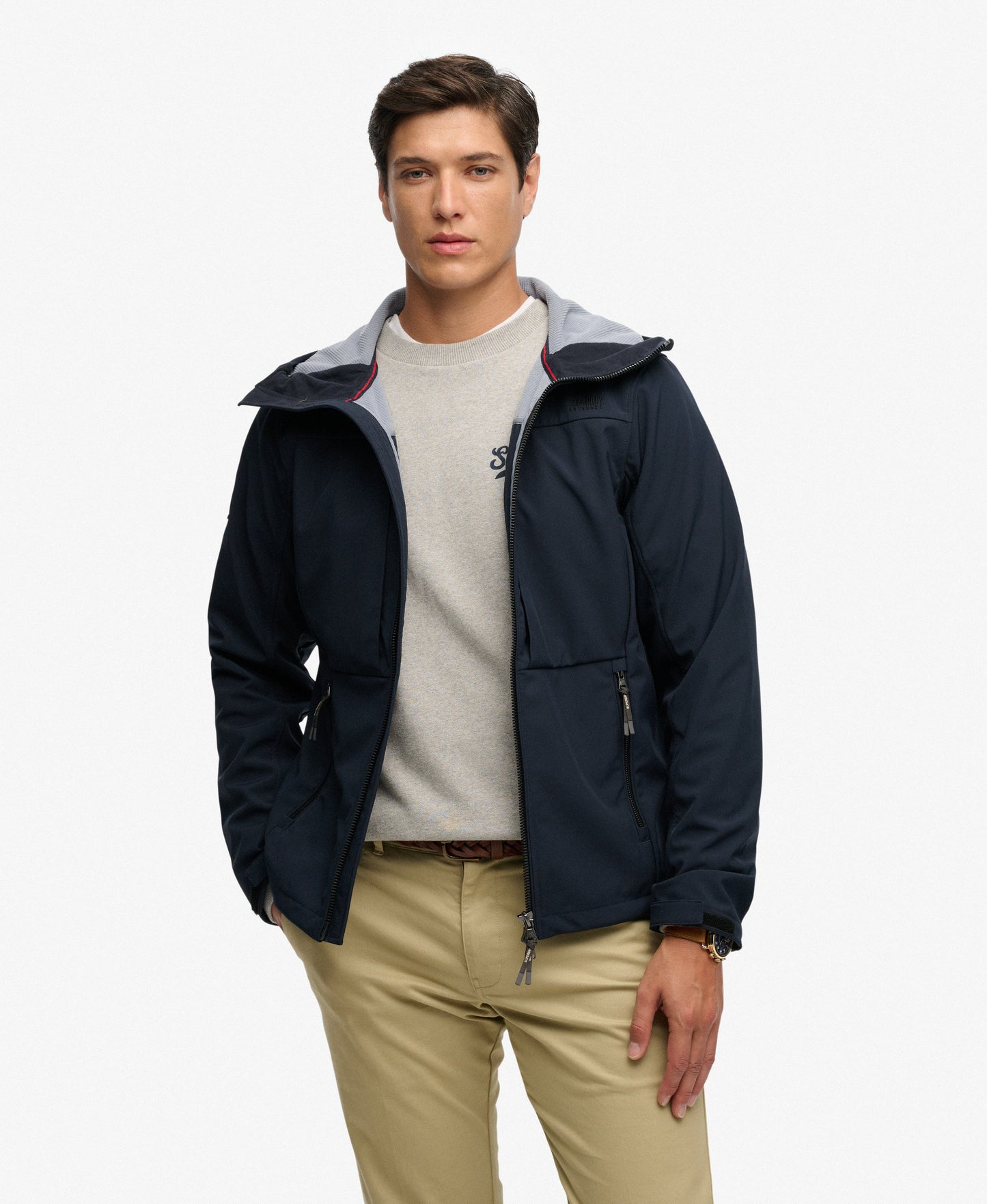 Veste homme Softshell Trekker à capuche