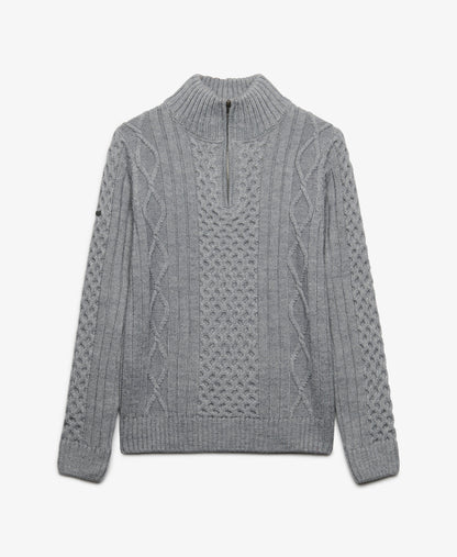 Pull Zip tricot SUPERDRY