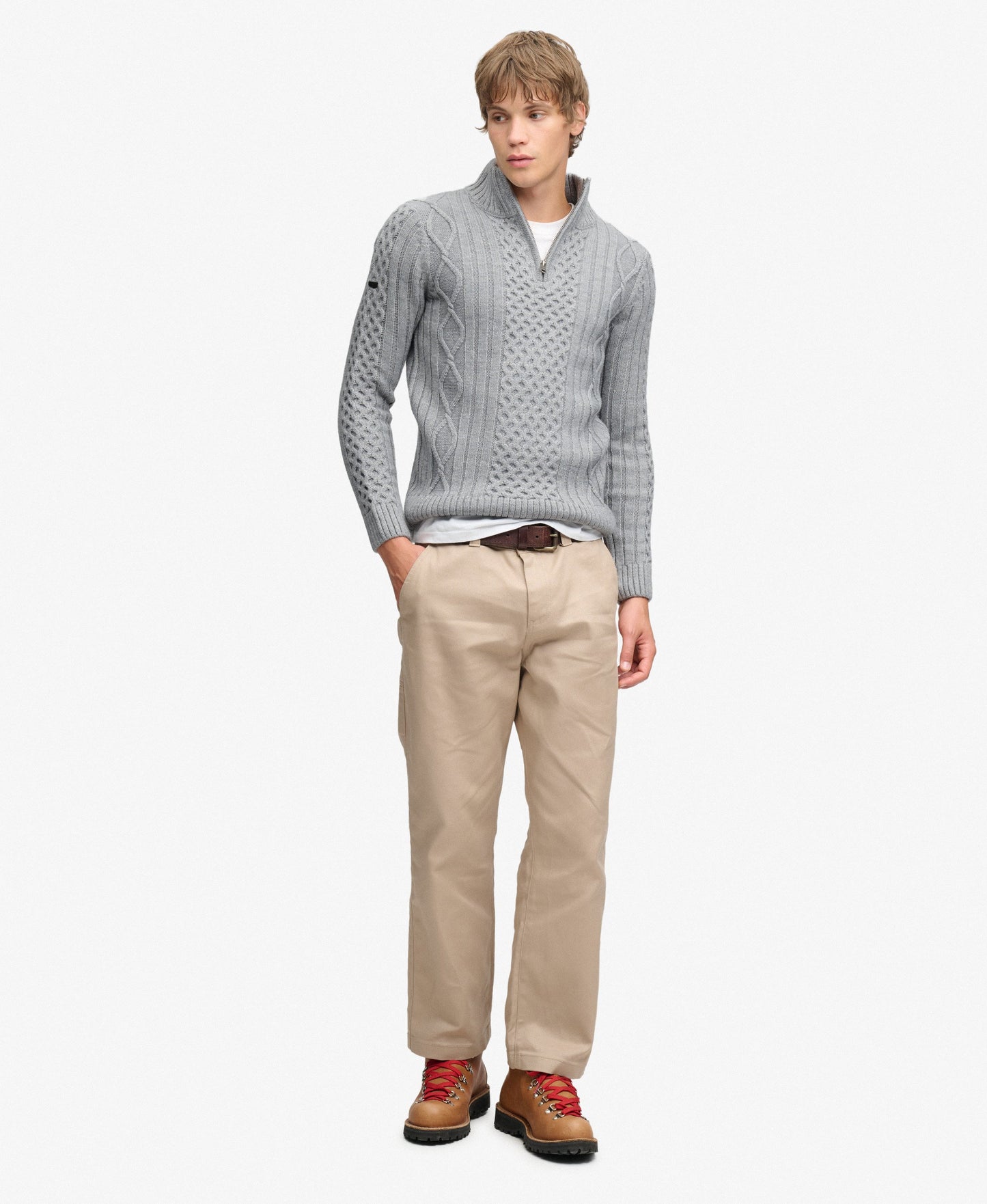 Pull Zip tricot SUPERDRY