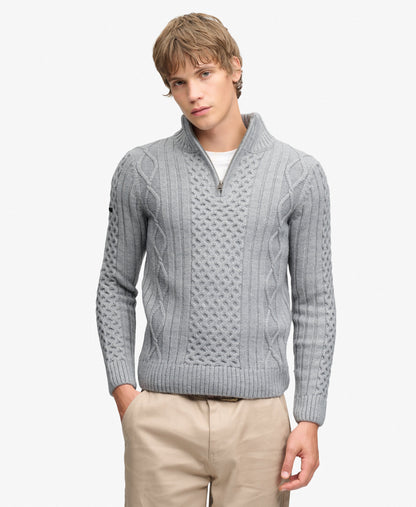 Pull Zip tricot SUPERDRY