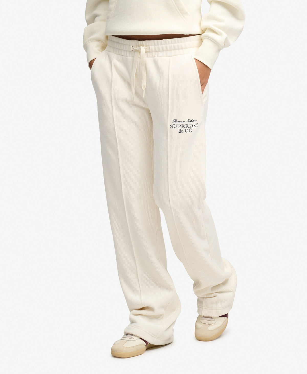Jogging femme Superdry Drop Needle Velour