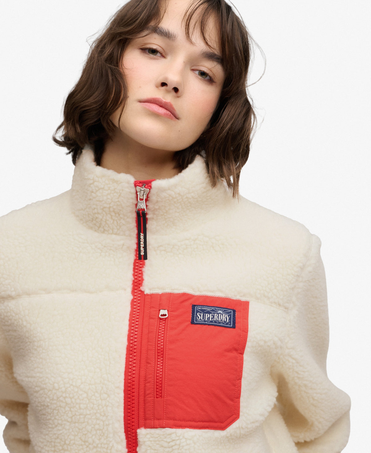 Veste polaire zippée Superdry Heritage
