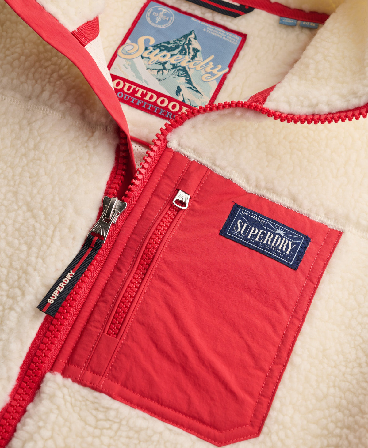 Veste polaire zippée Superdry Heritage