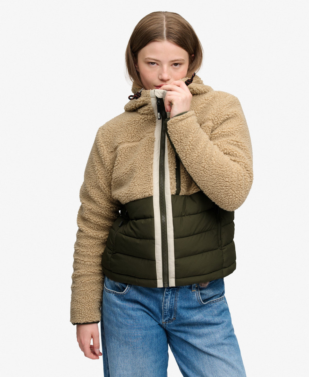 La veste Superdry Borg Hybrid